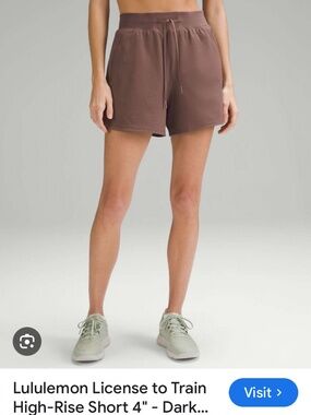 Lululemon License to train shorts Size 4